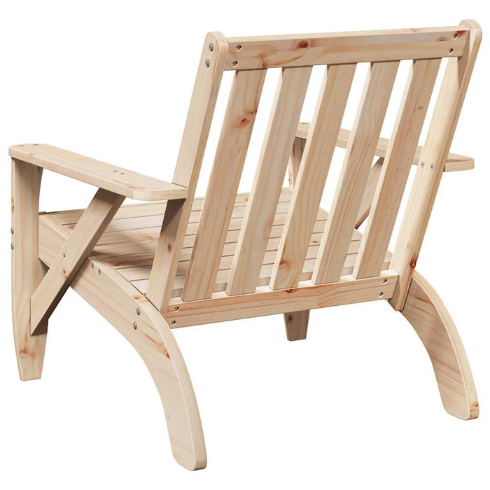 Scaun Adirondack De Gradina 75x77x77 cm Lemn Masivul Pin