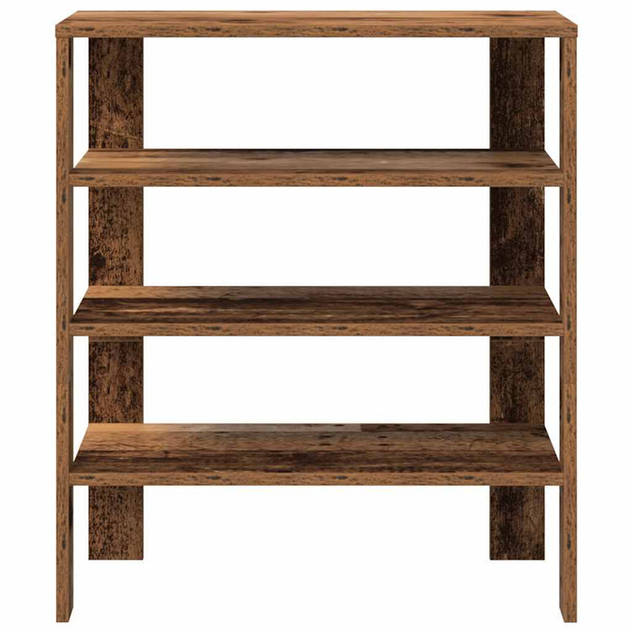 Shoe Rack Old Wood 61x32x70 cm Engineered Wood