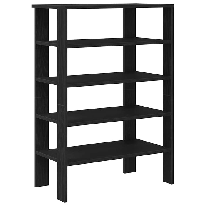 Shoe Rack Black 61x32x87.5 cm Engineered Wood