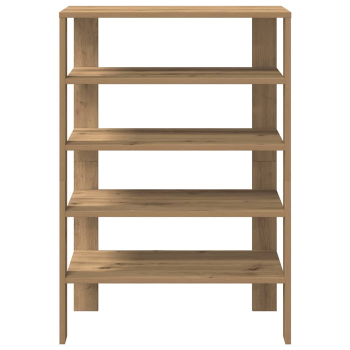 Shoe Rack Artisan Oak 61x32x87.5 cm Engineered Wood