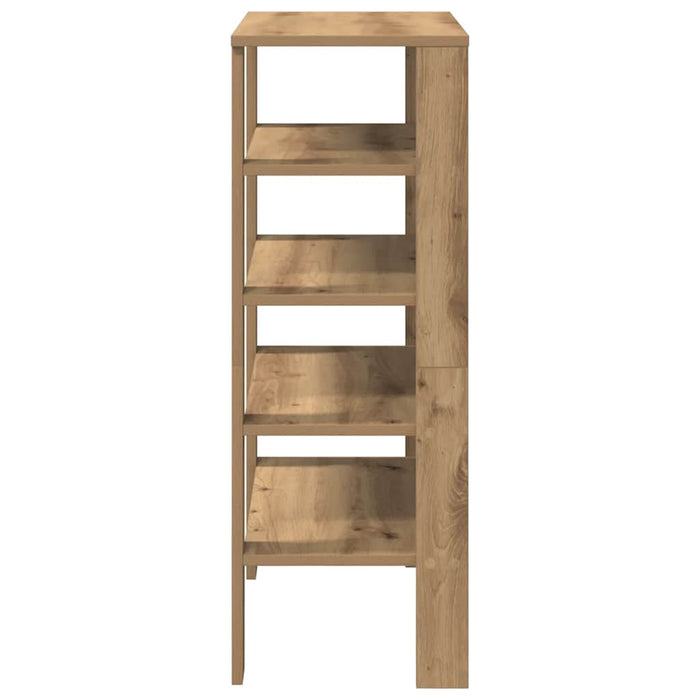 Shoe Rack Artisan Oak 61x32x87.5 cm Engineered Wood