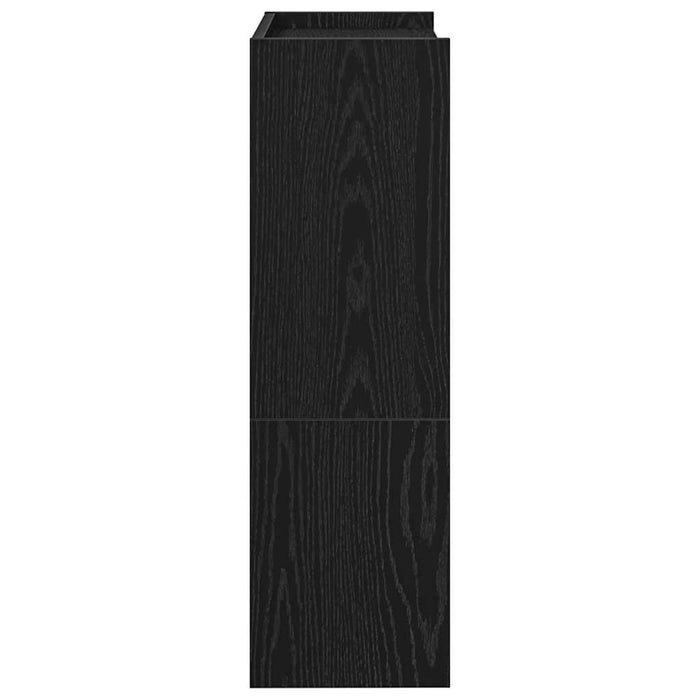 Shoe Rack Black 60x25x81 cm Engineered Wood