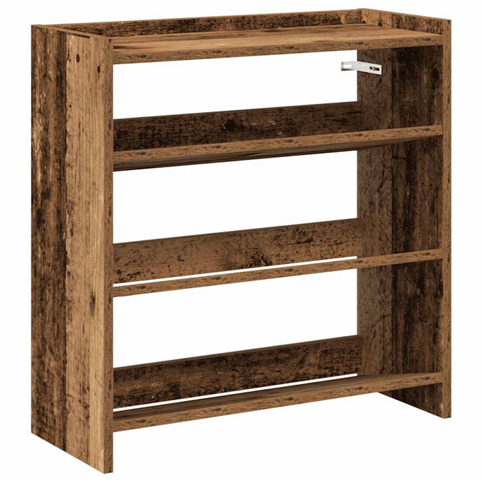 Shoe Rack Old Wood 60x25x62 cm Engineered Wood