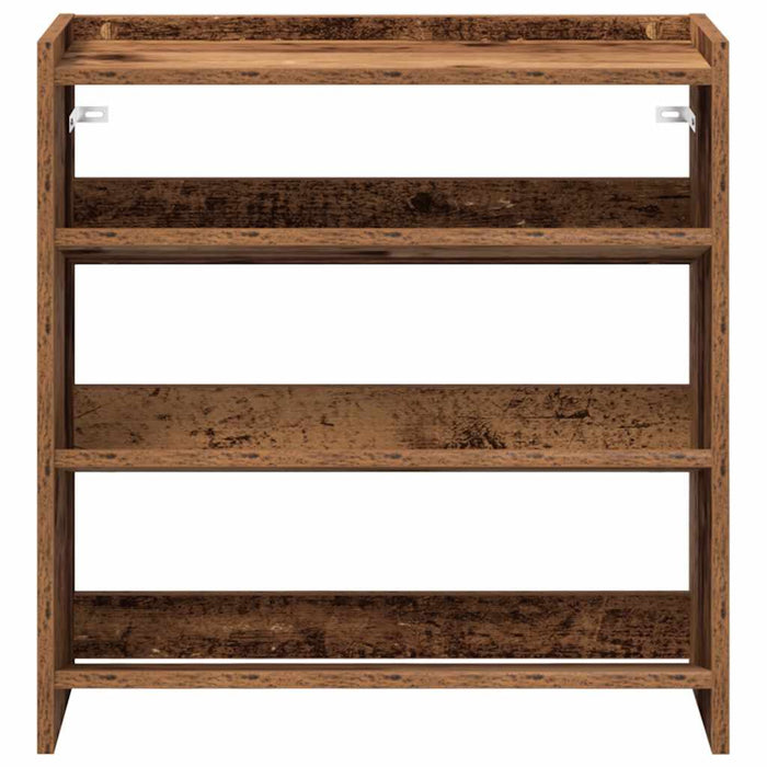 Shoe Rack Old Wood 60x25x62 cm Engineered Wood