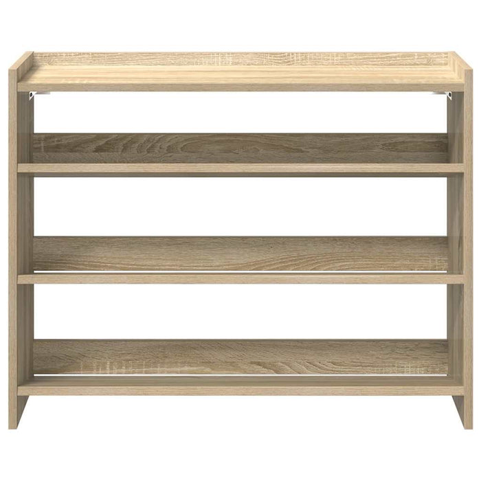 Shoe Rack Sonoma Oak 80x25x62 cm Engineered Wood