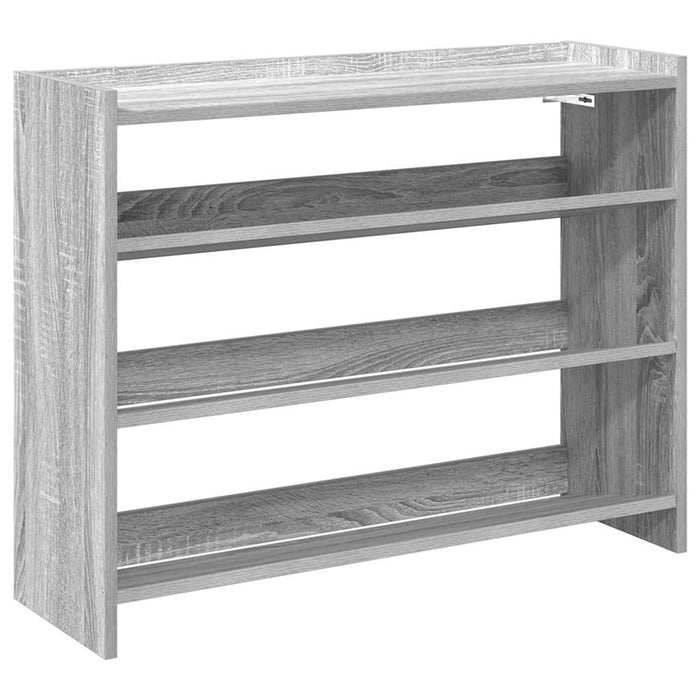 Shoe Rack Grey Sonoma 80x25x62 cm Engineered Wood