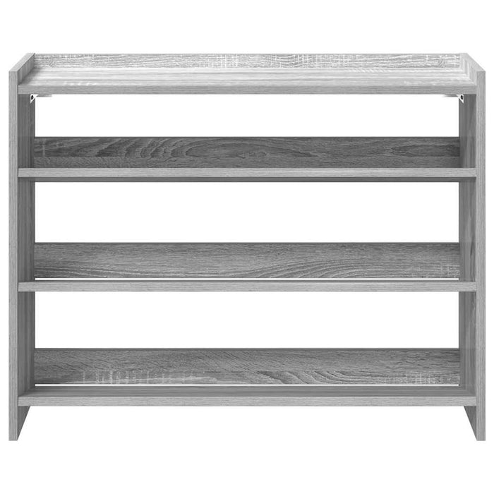 Shoe Rack Grey Sonoma 80x25x62 cm Engineered Wood