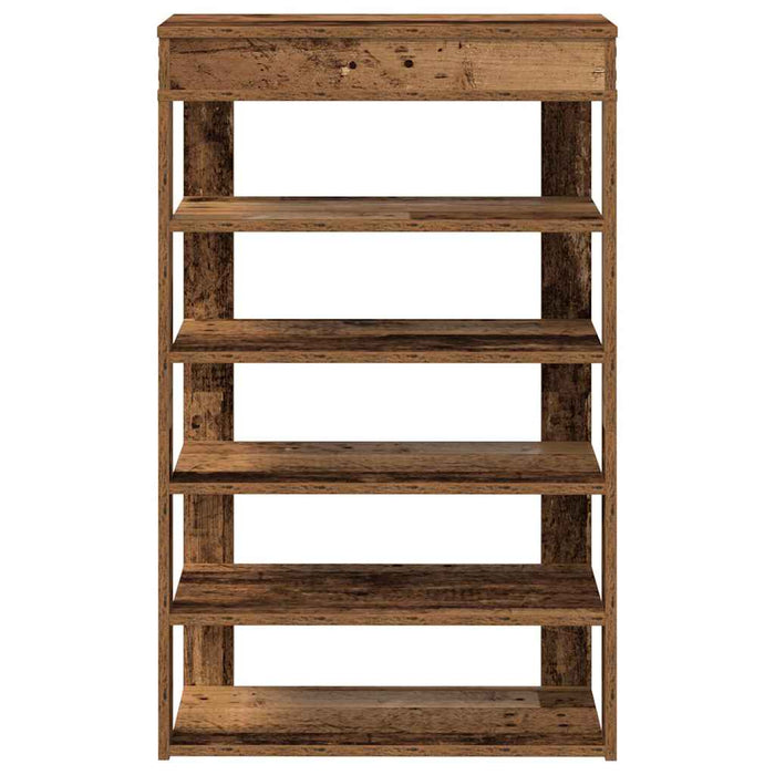 Shoe Rack Old Wood 60x30x98 cm Engineered Wood