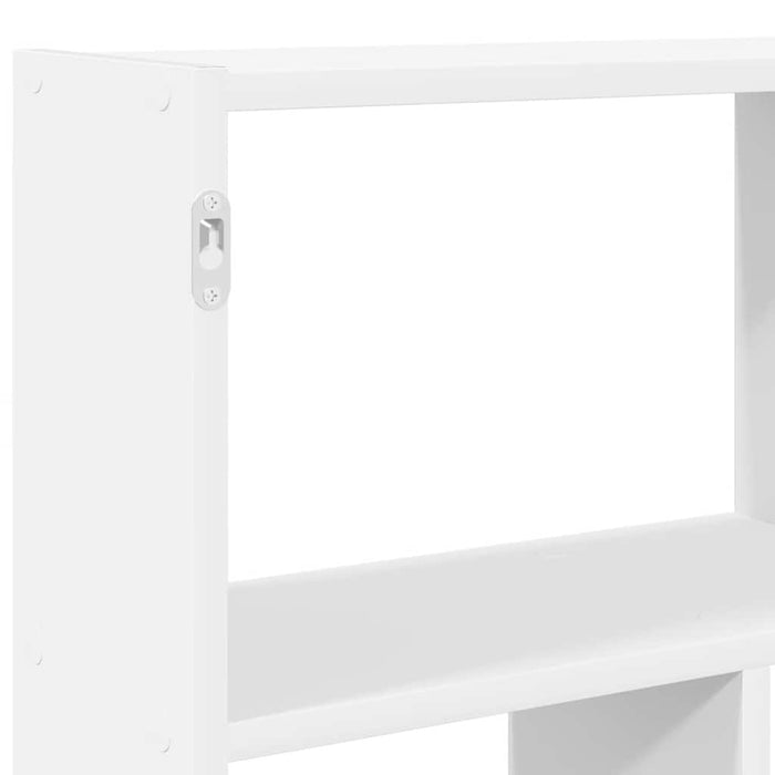 Wall Cube Shelf 12 Compartments White Engineered Wood