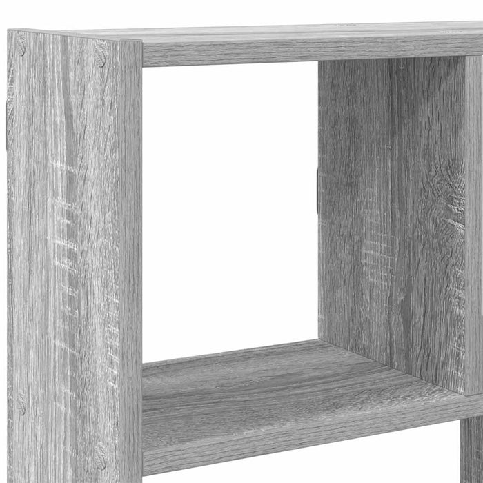 Wall Cube Shelf 12 Compartments Grey Sonoma Engineered Wood