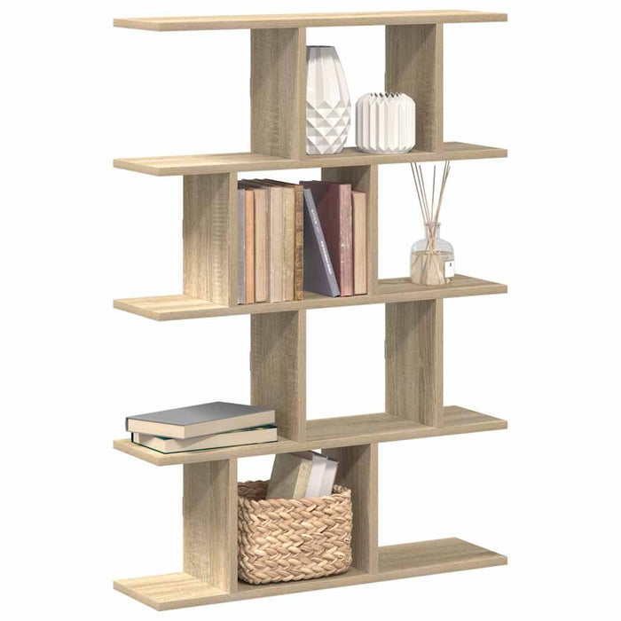 Wall Cube Shelf 12 Compartments Sonoma Oak Engineered Wood