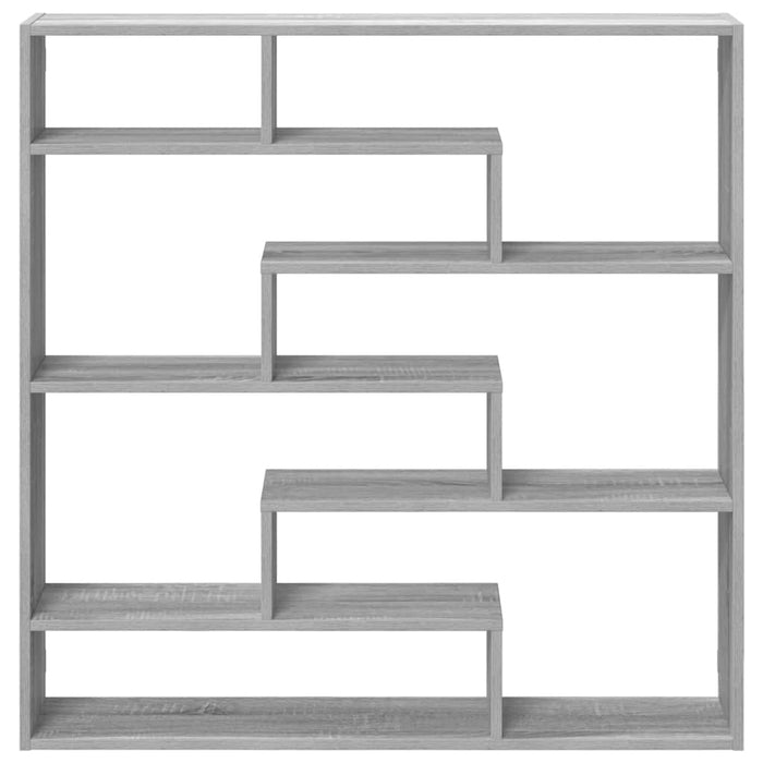 Wall Cube Shelf 7 Compartments Grey Sonoma Engineered Wood