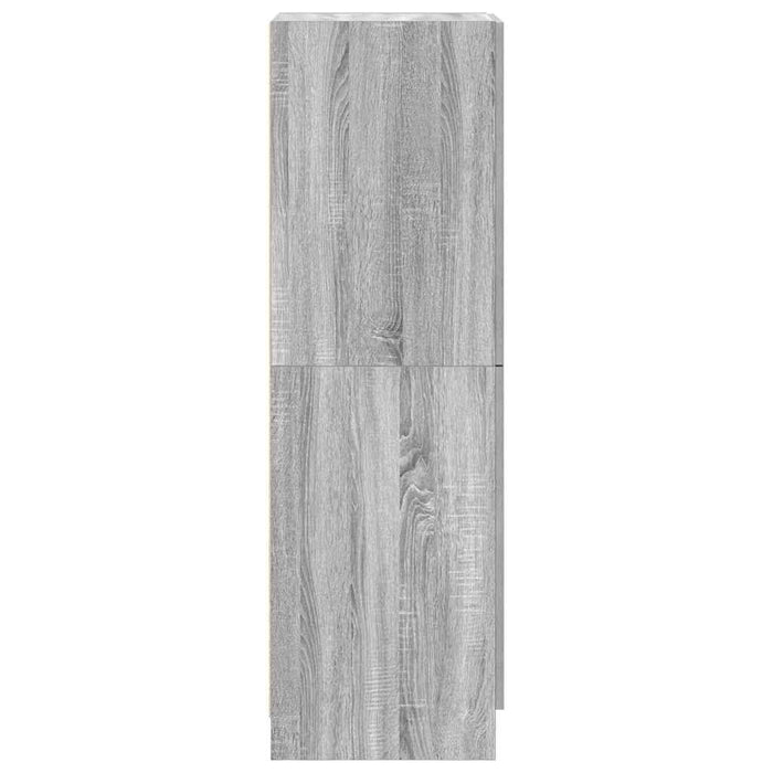 Kitchen Cabinet Grey Sonoma 38x41.5x131.5 cm Engineered Wood