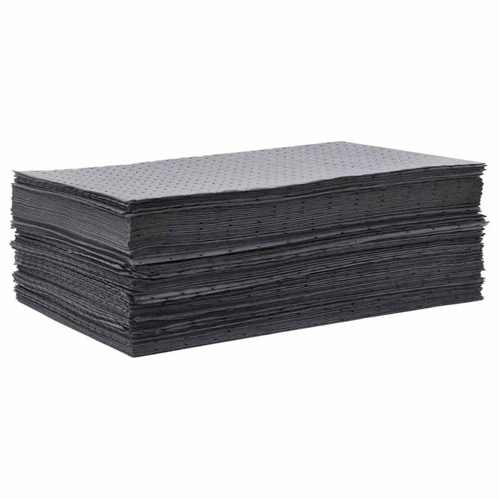 Oil Absorbent Pads 100 pcs Grey 40x50 cm