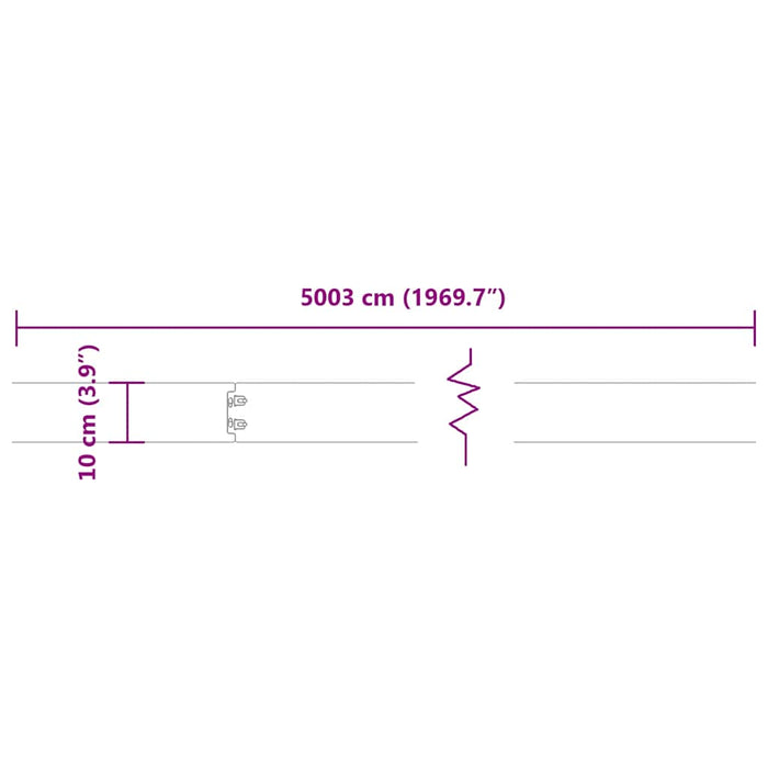 Бордюры для газона 50 шт 10x103 см Нержавеющая сталь
