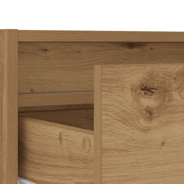 Тумба под телевизор со светодиодной подсветкой Artisan Oak 75x35.5x25 см