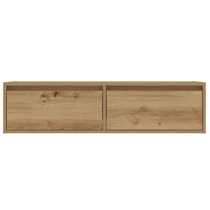 Тумба под телевизор со светодиодной подсветкой Artisan Oak 100X35.5x25 см