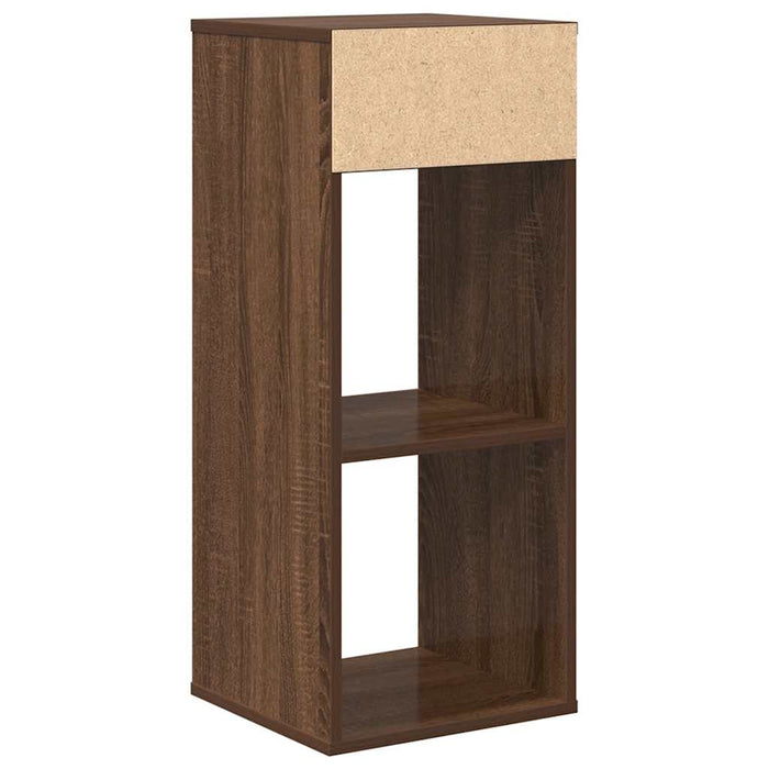 Book Cabinet Brown Oak 34x31x80 cm Engineered Wood