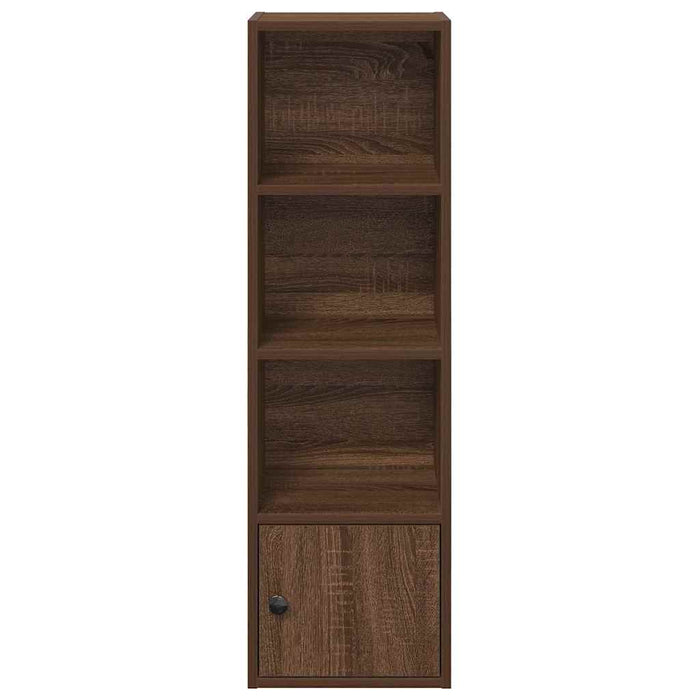 Bookcase Brown Oak 31x24x102 cm Engineered Wood