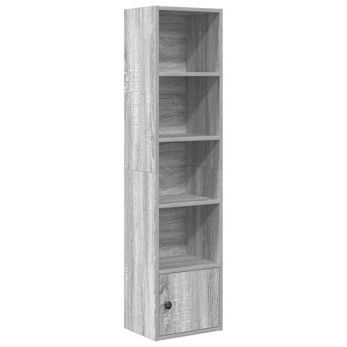 Библиотека Grey Sonoma 31x24x127 cm Engineered Wood