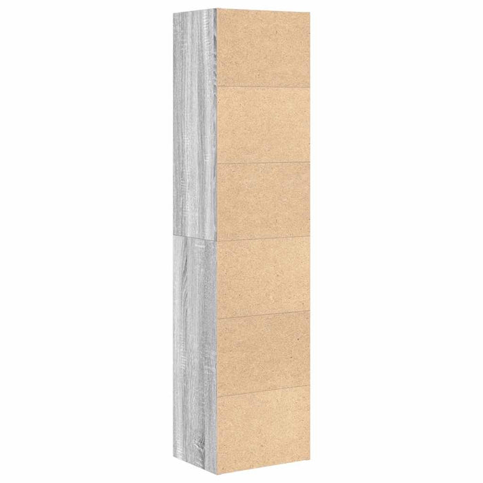 Библиотека Grey Sonoma 31x24x127 cm Engineered Wood