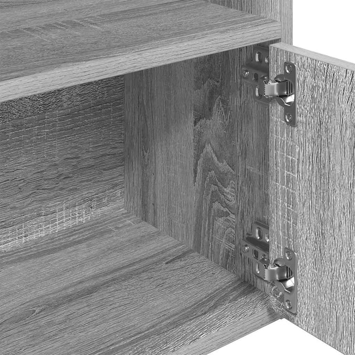 Библиотека Grey Sonoma 31x24x127 cm Engineered Wood