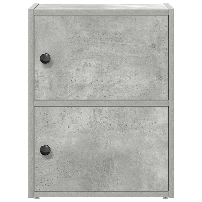 Bookcase Concrete Grey 40x24x52 cm Engineered Wood