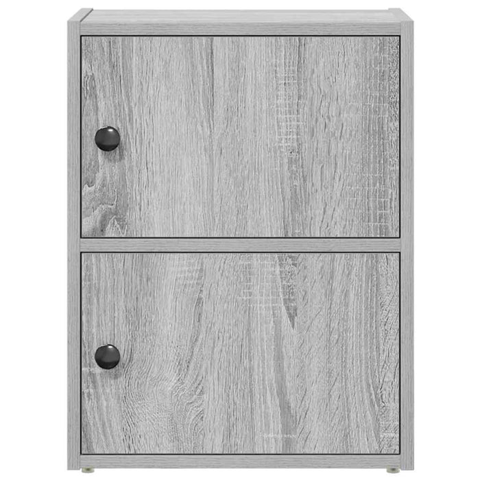 Етажерка за книги Grey Sonoma 40x24x52 cm Engineered Wood