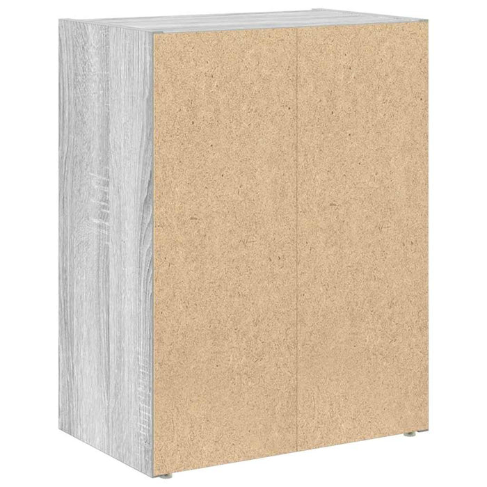 Етажерка за книги Grey Sonoma 40x24x52 cm Engineered Wood