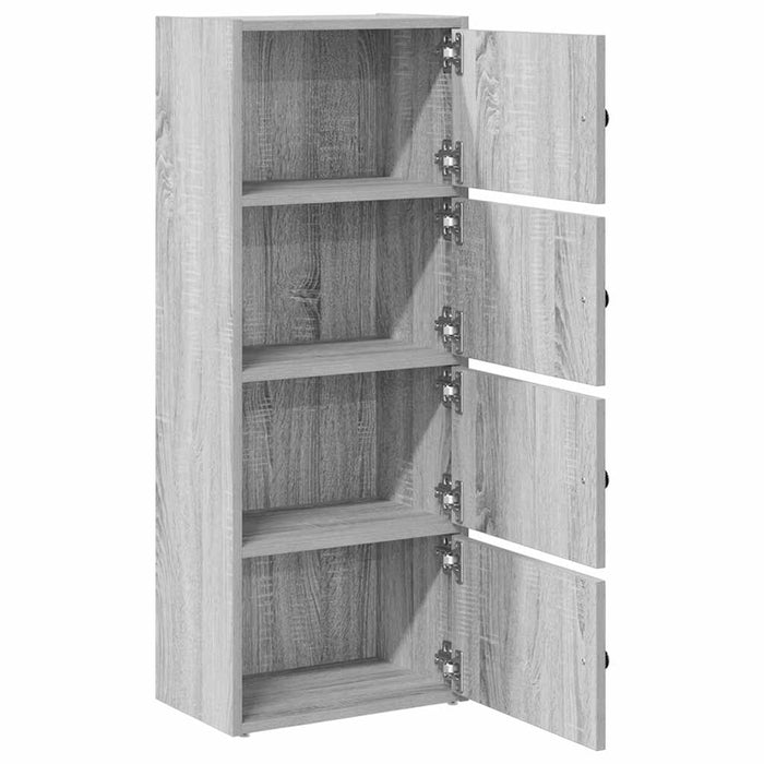 Bookcase Grey Sonoma 40x24x102 cm Engineered Wood