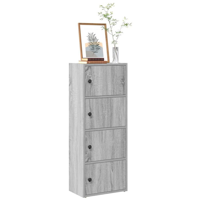 Bookcase Grey Sonoma 40x24x102 cm Engineered Wood