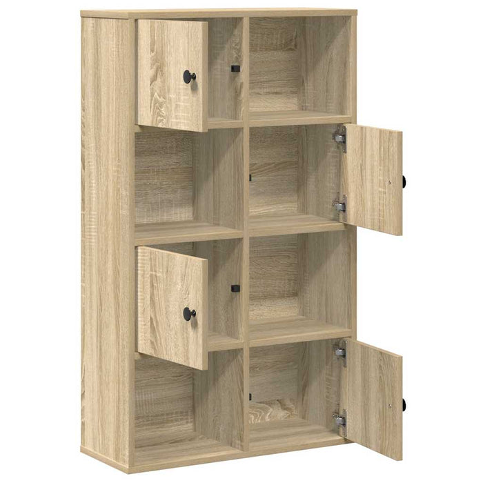 Bookcase Sonoma Oak 60x24x101.5 cm Engineered Wood