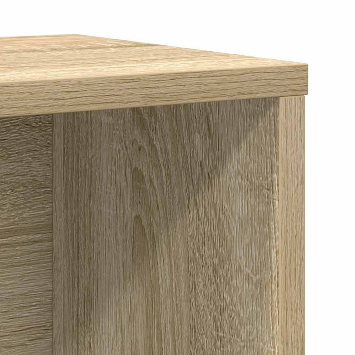 Bookcase Sonoma Oak 60x24x101.5 cm Engineered Wood