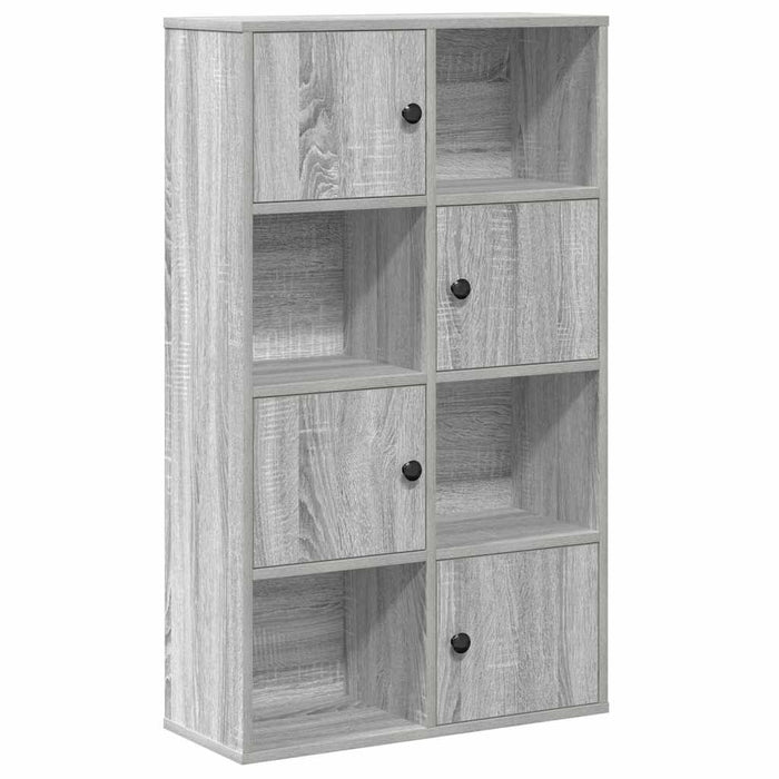 Bookcase Grey Sonoma 60x24x101.5 cm Engineered Wood