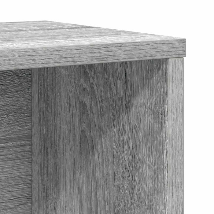 Bookcase Grey Sonoma 60x24x101.5 cm Engineered Wood