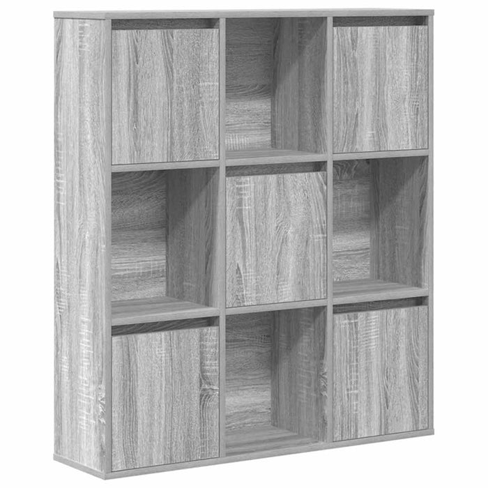 Етажерка за книги Grey Sonoma 89x24x101,5 cm Engineered Wood