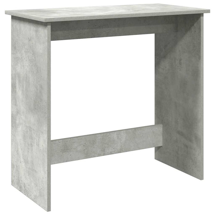 Birou Beton Gri 80x40x75 cm Lemn de inginerie