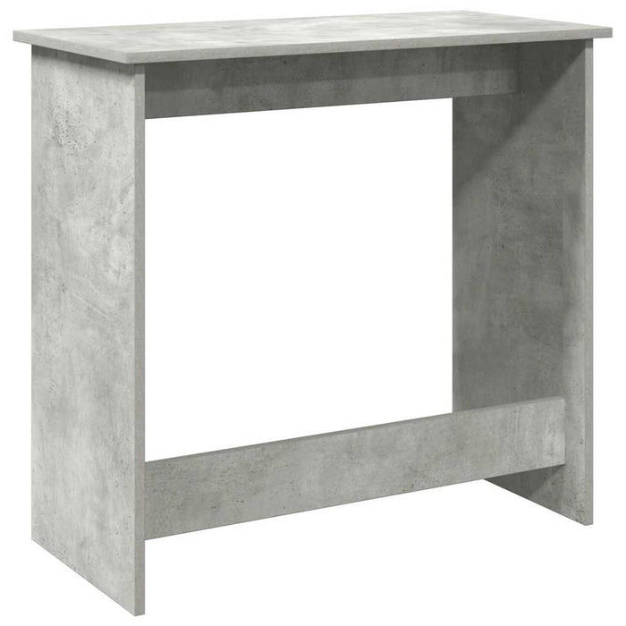 Birou Beton Gri 80x40x75 cm Lemn de inginerie