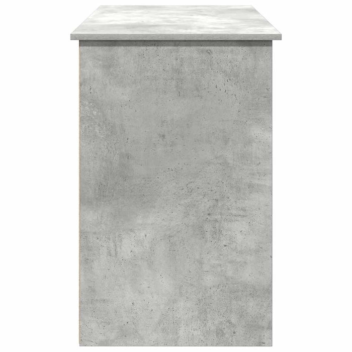 Birou Beton Gri 102x50x75 cm Lemn de inginerie