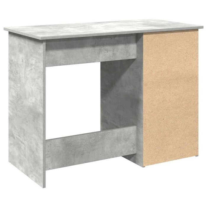 Birou Beton Gri 102x50x75 cm Lemn de inginerie