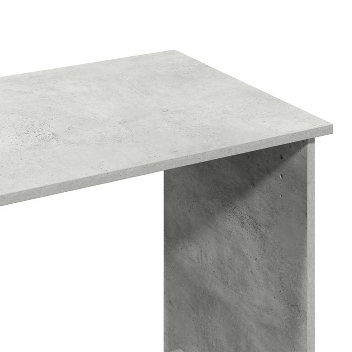 Birou Beton Gri 102x50x75 cm Lemn de inginerie