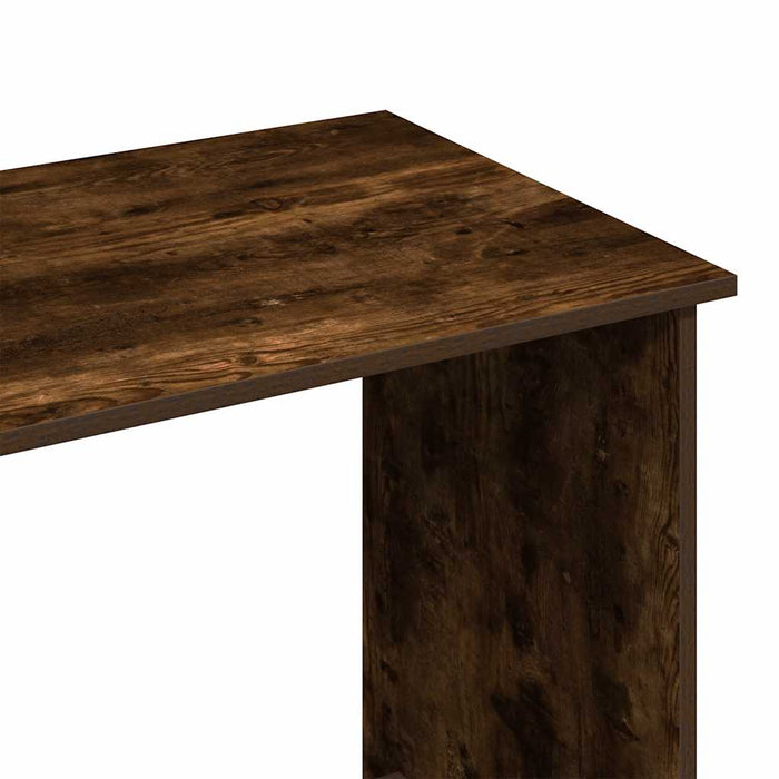 Desk Smoked Oak 102x50x75 cm Engineered Wood