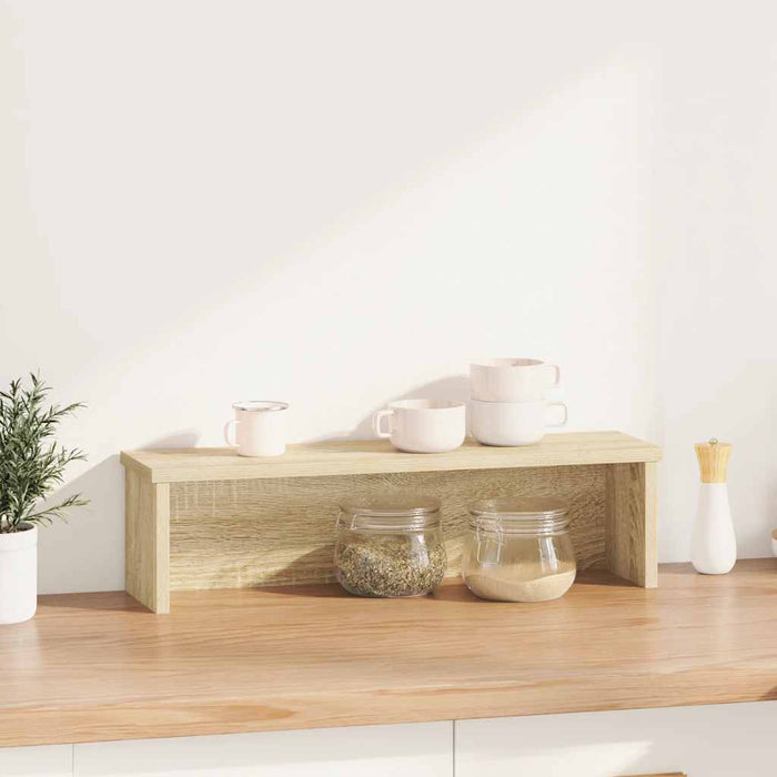 Kitchen Rack Stackable Sonoma Oak 50x15x16 cm Engineered Wood