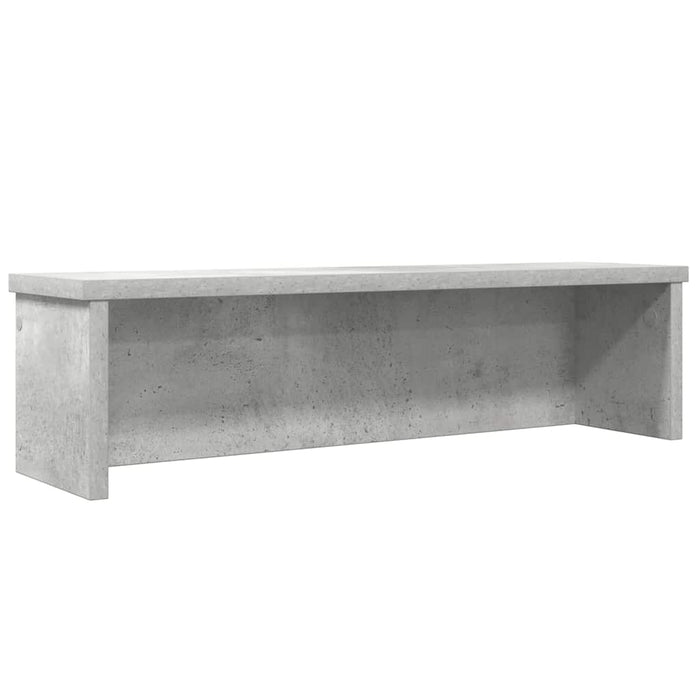 Kitchen Rack Stackable Concrete Grey 50x15x16 cm Engineered Wood