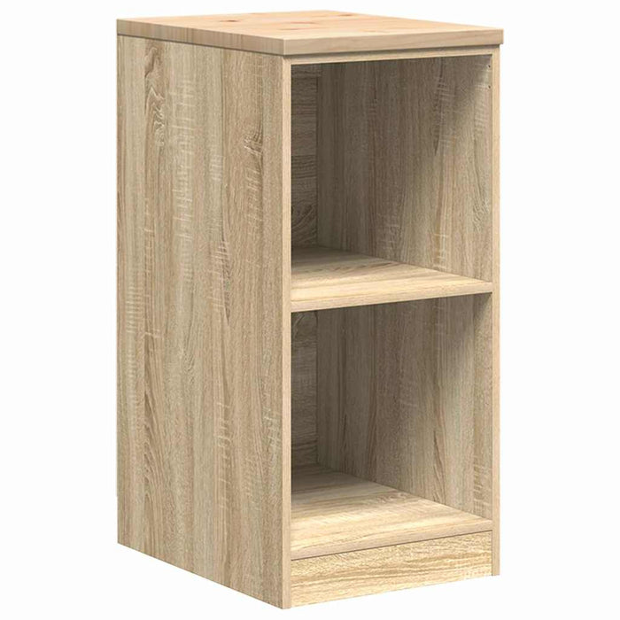 Garage Storage Cabinet Sonoma Oak 40x51x85 cm Solid Wood Pine