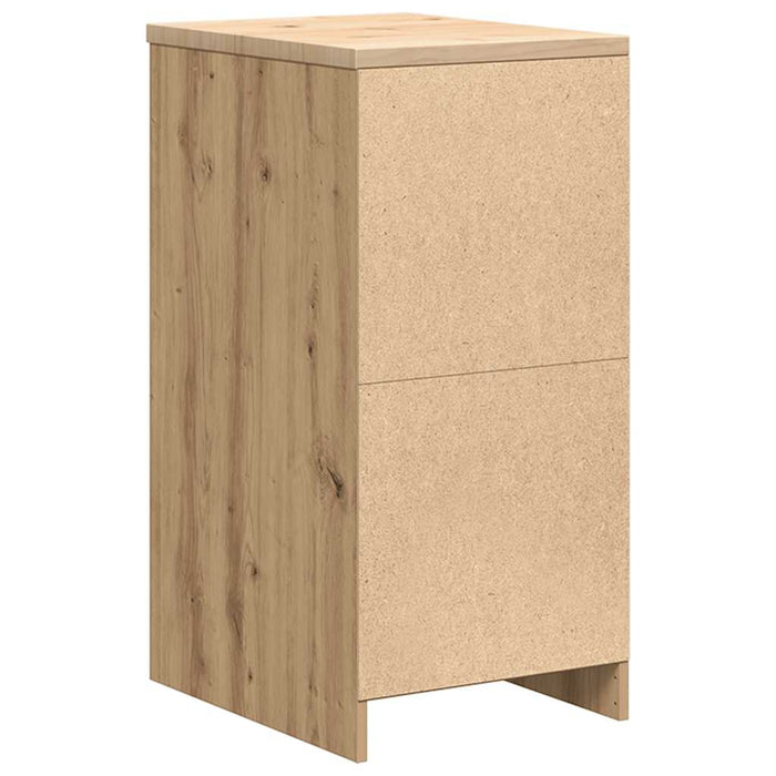 Garage Storage Cabinet Artisan Oak 40x51x85 cm Solid Wood Pine