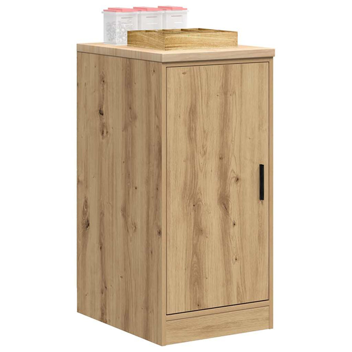 Garage Storage Cabinet Artisan Oak 40x51x85 cm Solid Wood Pine