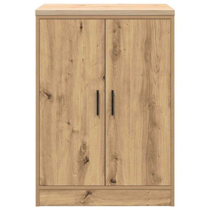 Garage Storage Cabinet Artisan Oak 60x51x85 cm Solid Wood Pine