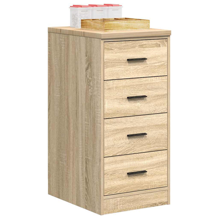 Garage Storage Cabinet Sonoma Oak 40x51x85 cm Solid Wood Pine