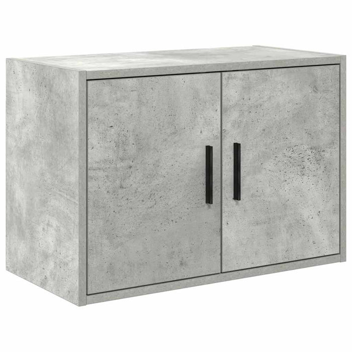 Garage Wall Cabinet Concrete Grey Engineered Wood